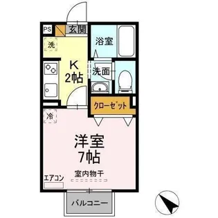 シャングリラ【2階】の間取り