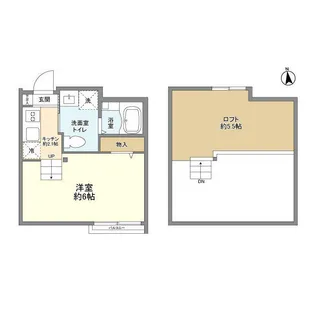 CHALETプラス駿河台【1階】の間取り