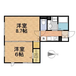 ラ フレーズ【1階】の間取り