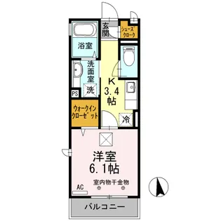 ドムス Y【1階】の間取り