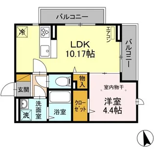 フラーリッシュ【2階】の間取り