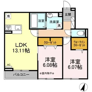 エミネンス【2階】の間取り