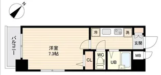 プライムアーバン行徳Ⅰ【0105号室】の間取り