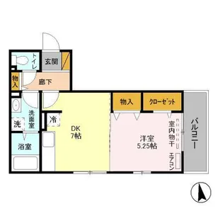 コスモス ブラン【2階】の間取り
