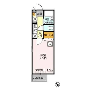 シーサイドスクウェア・Y【1階】の間取り