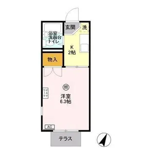 メゾン南行徳【1階】の間取り