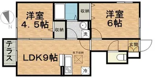 レルミタージュ【1階】の間取り