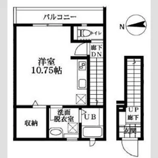 リーブルファイン塚田【2階】の間取り