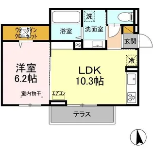 山五ヒルズ【1階】の間取り