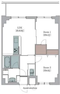 東京都江戸川区瑞江2丁目【マンション】の間取り