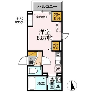 フォレスト船橋【3階】の間取り