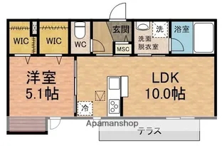 VINGT CINQ【1階】の間取り