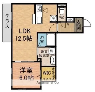 VINGT CINQ【1階】の間取り