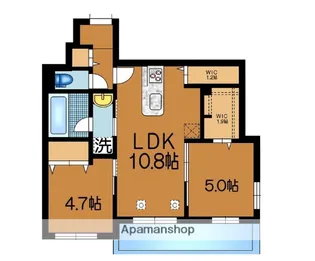 VINGT CINQ【2階】の間取り