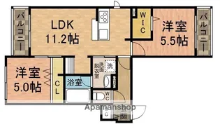 VINGT CINQ【3階】の間取り