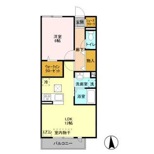 EVER GREEN【1階】の間取り