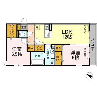 MUMCOURT(マムコート)【2階】の間取り