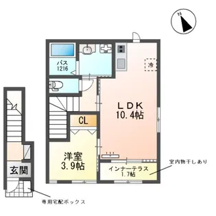 ソラナ【2階】の間取り