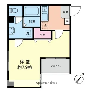 マイメゾン行徳駅前【4階】の間取り