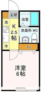 ブリーズ東船橋【2階】の間取り