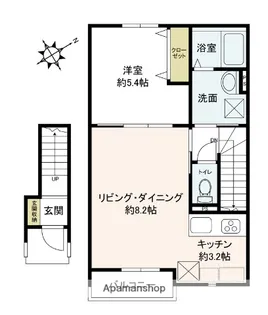 LILY津田沼【2階】の間取り
