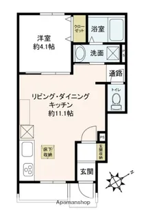 LILY津田沼【1階】の間取り