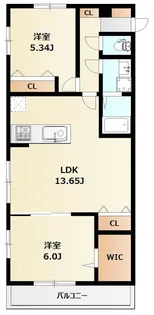 ミリアビタ飯山満Ⅱ【105号室号室】の間取り