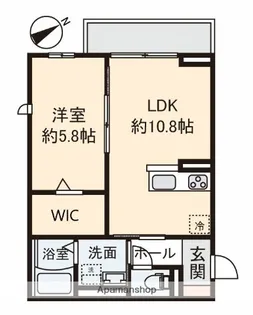 シュタインハウス【1階】の間取り