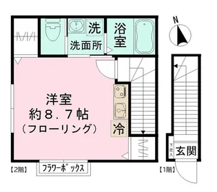 クレサージュ船橋海神【2階】の間取り
