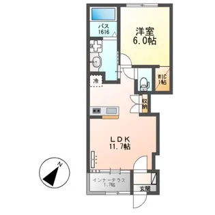 (仮称)クレシア アベニュー(CRECIA AVENUE)【1階】の間取り