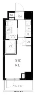 アーバンパーク西船橋【409号室】の間取り