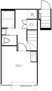 ベレガンス船橋Ⅳ【2階】の間取り
