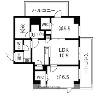 SHOTO参番館【4階】の間取り