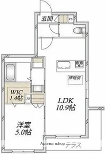 スカイメゾンYAWATA【1階】の間取り