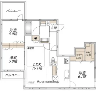RAMPART【2階】の間取り