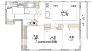 RAMPART【2階】の間取り