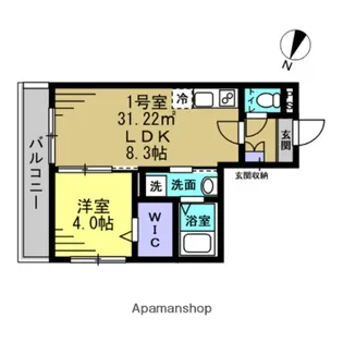 AJ南行徳NORTH【1階】の間取り