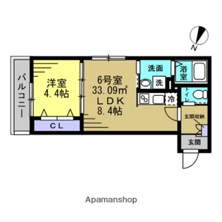 AJ南行徳NORTH【1階】の間取り