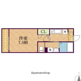 ラ スカラ 西船橋【3階】の間取り