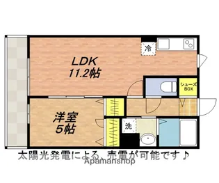 ユリシーズ【101号室】の間取り
