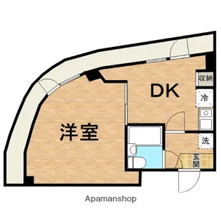 ベイステート安間【7階】の間取り