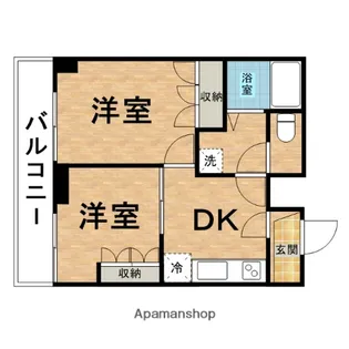 ベイステート安間【11階】の間取り