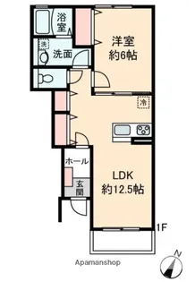 アロアージュハイム【1階】の間取り
