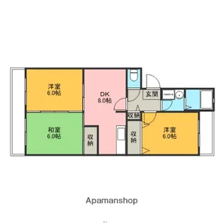 ガーデンタウン高橋【1階】の間取り