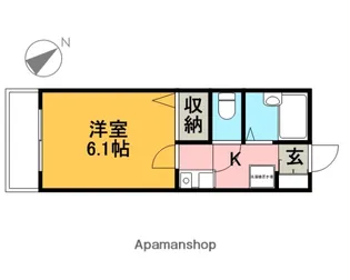 ジョイクレア【1階】の間取り