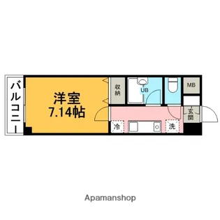 プリマベーラ伊勢宿【408号室】の間取り