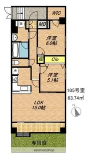 エスポワール(本郷町)【1階】の間取り