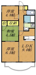 西船橋スクエアガーデン【403号室】の間取り