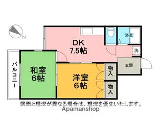 ミレーヌ小林【2階】の間取り
