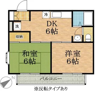メゾン美里【2階】の間取り